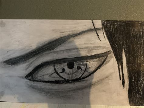 Realistic Sharingan That I Did A While Ago Spacealex Illustrations