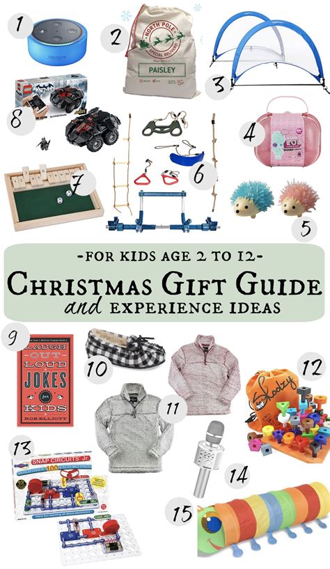 Check spelling or type a new query. Christmas Gift Guide for Kids with Experience Ideas too ...