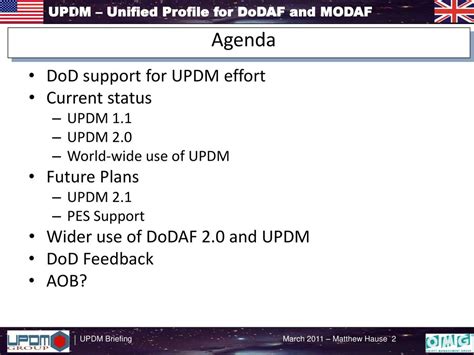 Updm Unified Profile For Dodafmodaf Ppt Download