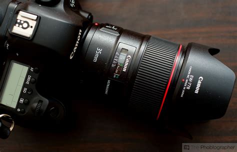 Canon Ef 35mm F14l Ii Usm Camera Lens Black Tech Tack