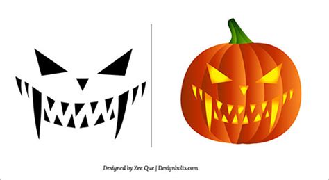 Scary Pumpkin Patterns