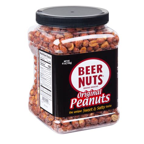 Beer Nuts 41 Oz Jar Original Peanuts Sweet And Salty Pub Snack