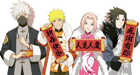 Team 7 Chinese New Year Render Naruto Mobile By Maxiuchiha22 On