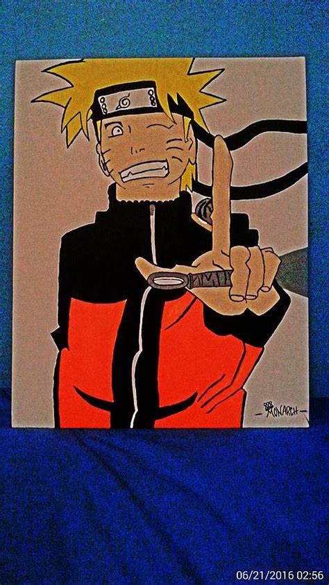 Naruto Painting Painting By James Barkley