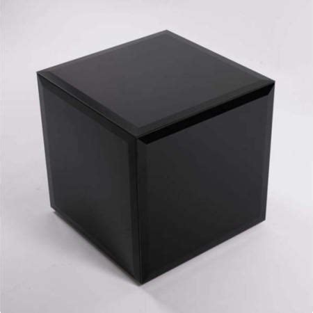 Each of these unique cube coffee tables was constructed with extraordinary care, often using wood, metal and glass. Morris Mirrors Coco Glass Cube Side Table in Black ...