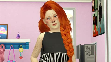 Anto Indiana Hair Kids And Toddler Version Redheadsims Cc