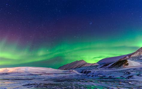Northern Lights 4k Wallpaper Aurora Borealis Winter