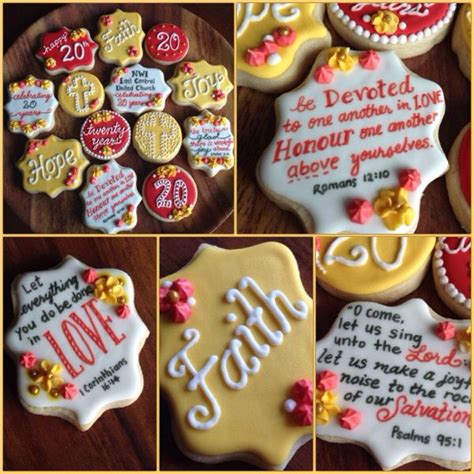 368kb, cake for church anniversary celebration picture with tags: Church anniversary scripture sugar cookies | Scripture ...