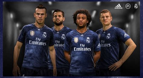 Real Madrid 201819 Adidas Digital Fourth Kit Football Fashion