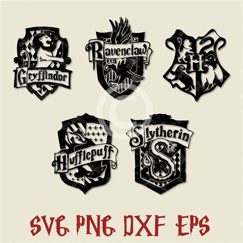 Hogwarts House Crests Vector Ravenclaw Harry Potter Ravenclaw House