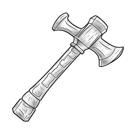 Prinatble Hammer Coloring Pages Free For Kids And Adults