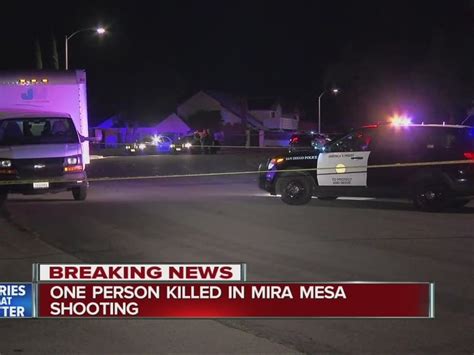 Teen Killed In Mira Mesa Shooting Neighborhood On Lockdown