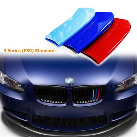 Service booking bmw accessories configurator find us the m sport package fascinates with dynamic details for bmw models, from wheels to paintwork, from exterior extras to interior comfort. 1 set BMW M-Colored Kidney Grille Insert Trim TRI Color M ...