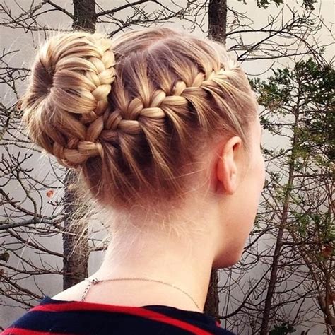 After securing the bun, wrap the scarf around it and tie. Simple-Braid-Hairstyles-for-Long-Hair-18.jpg