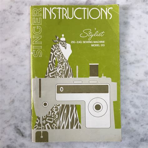 Singer Stylist Sewing Machine Instruction Manual Stylist Etsy Sewing Machine Instruction