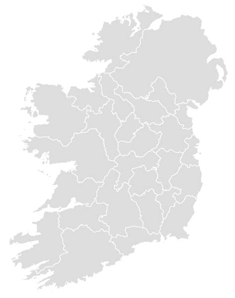 Ireland Blank Map Maker Printable Outline Blank Map Of Ireland