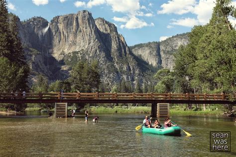 Rafting Down Merced River Yosemite National Park Sean Was Here