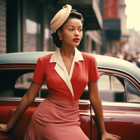 black woman s 1950 s style fashion colorful and bold photonews247