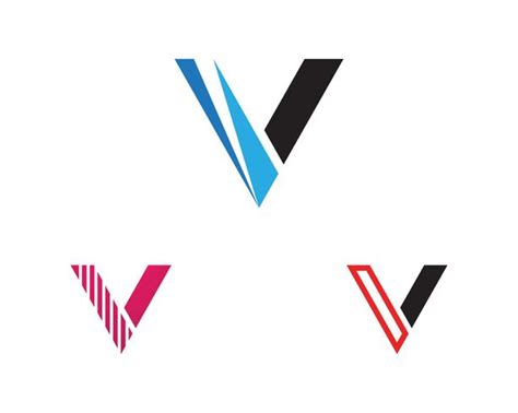 V Logo And Symbol Vector Template Icon 623177 Vector Art At Vecteezy