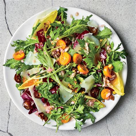 We pulled together more than 50 options, from pastas to meat and every side dish you can think of, so you can put your christmas dinner menu together in a flash. Winter Chicory Salad with Kumquats and Date Dressing | Recipe | Chicory salad, Dinner side ...