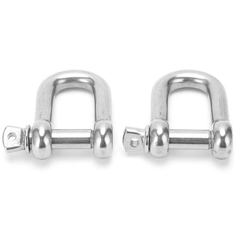 screw pin anchor shackle 304 stainless steel heavy duty d shape shackle pin anchor shackle for