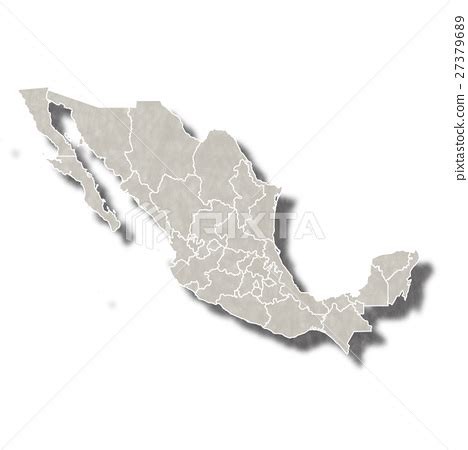 새 헌법에서는 공화국은 멕시코 연방이라는 이름을 가지며, 가톨릭을 유일한 국교로 하는 연방공화국이라고 정의가 되었다. 멕시코지도 도시 아이콘 - 스톡일러스트 27379689 - PIXTA