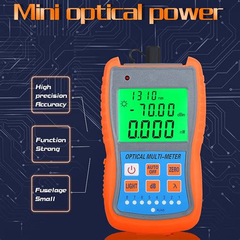 Ftth Mini Optical Power Meter Aua G70a50a Opm Fiber Optical Cable Tester 70dbm~10dbm Scfcst