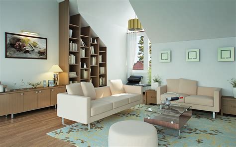 Vu Khoi Elegant Living Room With Teal And Beige Interior