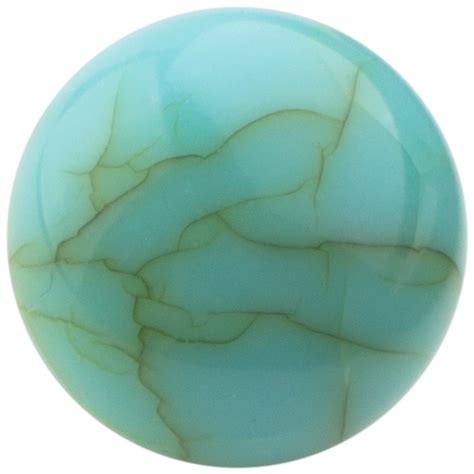 Round Flat Back Acrylic Turquoise Cabochons 10mm Dreamtime Creations
