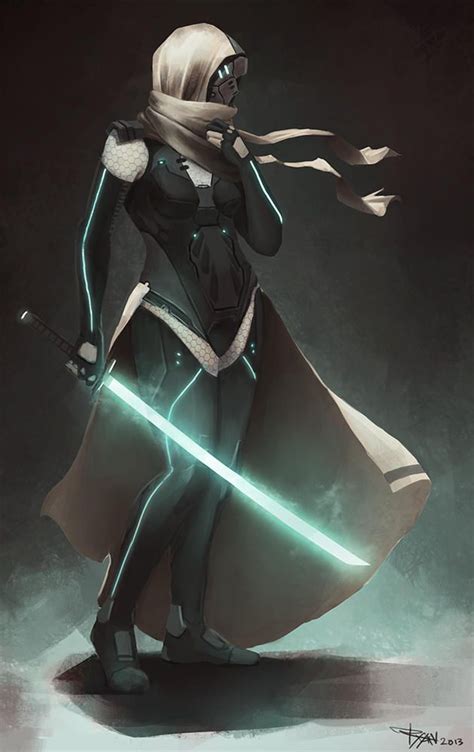 Assassin Lady By Gloriousryan In 2020 Sci Fi Female Characters Cyberpunk