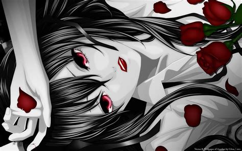 Vampire Girl Anime Hd 2560x1600 Download Hd Wallpaper Wallpapertip
