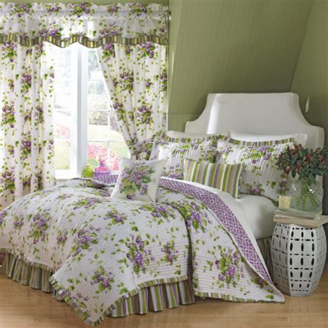 Waverly charleston reversible quilt collection, king, multi. Sweet Violets by Waverly Bedding - BeddingSuperStore.com