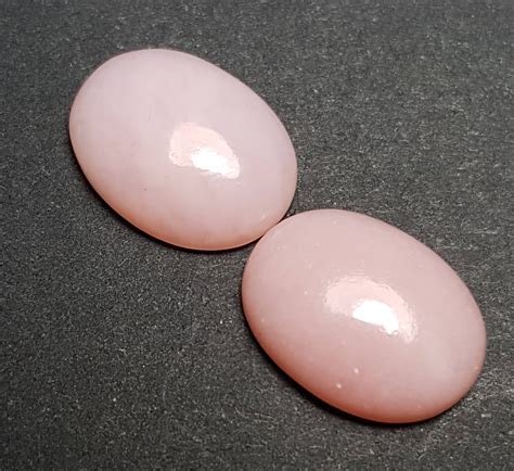 115ct 16mm Pink Opal Cabochon Pair 16 By 12 By 5mm Etsy