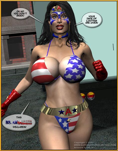 Miss Americana Vs Geek II 3D Porn Cartoon Comics