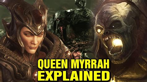The Story Of Queen Myrrah Sires And Lambent Explained Gears Of War Lore Explored Youtube