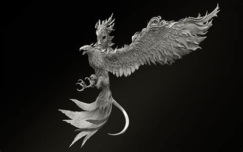 Black Phoenix Wallpaper ~ Phoenix Bird Dark Wallpapers Cool Desktop