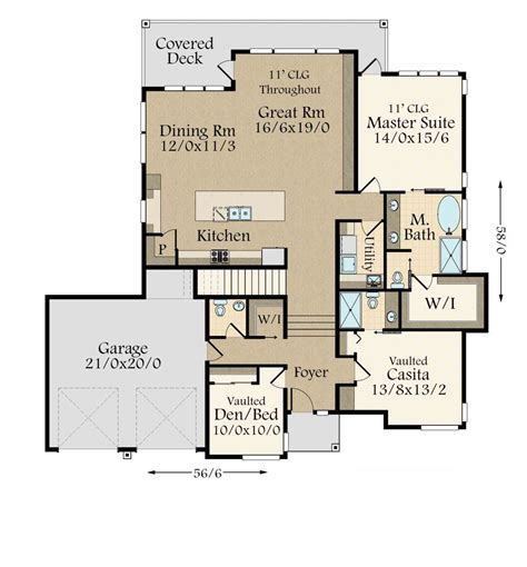 Hillside House Plan Modern Daylight Home Design With Basement