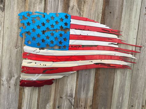 Tattered And Torn American Flag Basteln