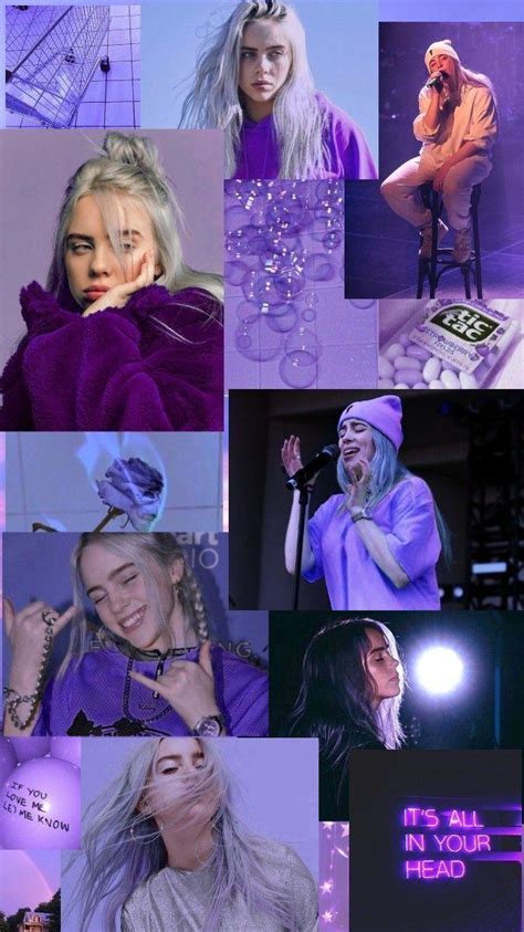 Billie Eilish Purple Wallpapers Top Free Billie Eilish Purple