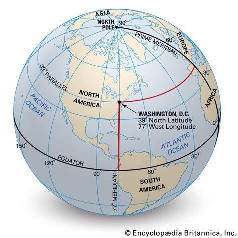 World Map With Latitude Lines
