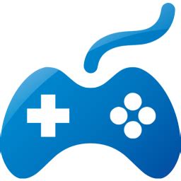 Web 2 blue joystick icon - Free web 2 blue joystick icons - Web 2 blue icon set