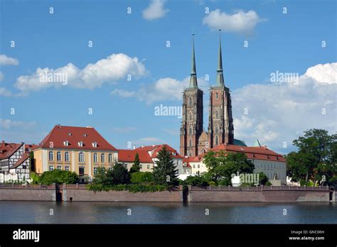 Cathedral Island With The Cathedral Of St John The Baptist Of Wroclaw