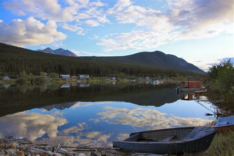 View Of Bennett Lake From The Boat Launch At Carcross Yt Natural