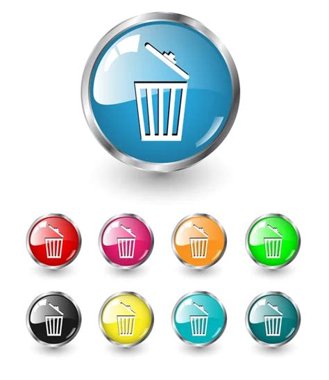 Delete Icons Vector Set — Stock Vector © Cobalt88 2056404