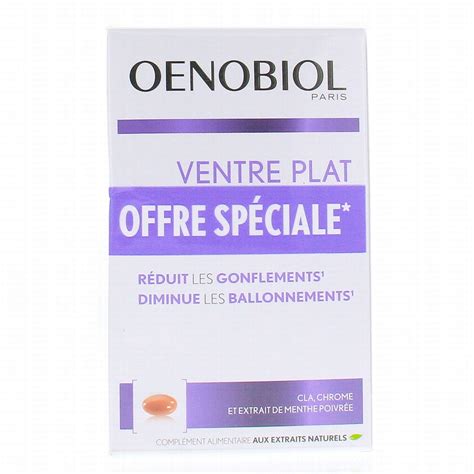 Oenobiol Femme 45 Ventre Plat Lot De 2 X 60 Capsules Parapharmacie