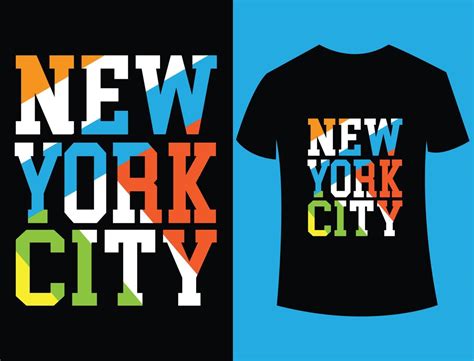 New York City Typography T Shirt Design 5157088 Vector Art At Vecteezy