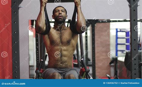 Naked Black Man Exercising In The Gym Stock Footage Video Of Champion Beard