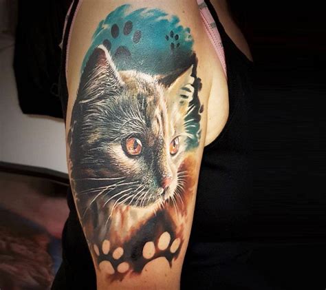 Share 80 Realistic Cat Tattoos Incdgdbentre