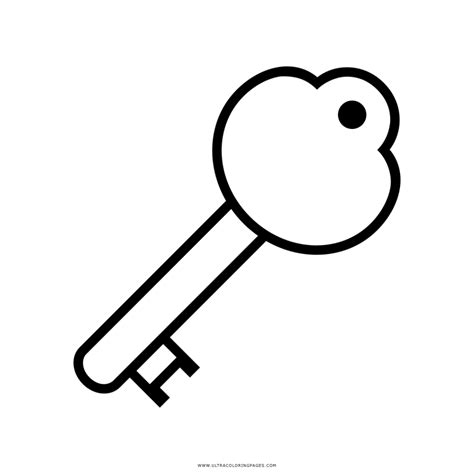 A to z coloring book pages with writing practice. Keys clipart colouring page, Keys colouring page ...