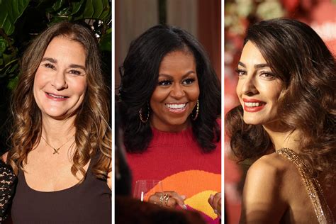 Michelle Obama Amal Clooney Melinda French Gates Team Up Time
